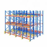 Empat palet Push Back Racks Pallet